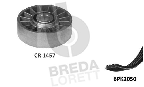 BREDA LORETT V formos rumbuotas diržas, komplektas KCA0003